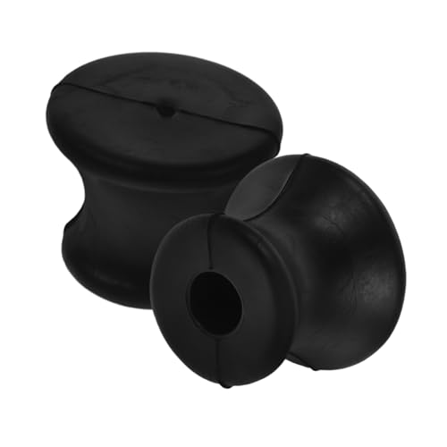 OUNONA Support Pour En Caoutchouc, Lot De 2 Pièces, Base Antidérapante En Caoutchouc, Fixation Sécurisée à Vis, Compatible Des Chakras, Pour Contemplation Et Thérapie Sonore Portative