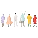 Lebendige Szenenverbesserung: Wenn Sie diese Figuren zu Ihrer Bahnhofsplattform oder Straßenszenen hinzufügen, werden sie lebendiger, perfekt für die Verbesserung Ihrer Modelleisenbahn-Szenen.