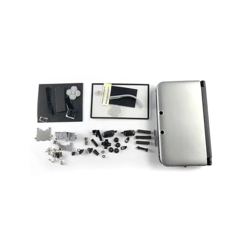Full Housing Shell Case for Nintendo 3DSLL 3DSXL Console Protector Case with Buttons Accessories (Sliver Grey)