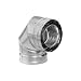 Simpson Duravent 46DVA-E90 4x7" Direct Vent Galvanized 90 Degree Elbow