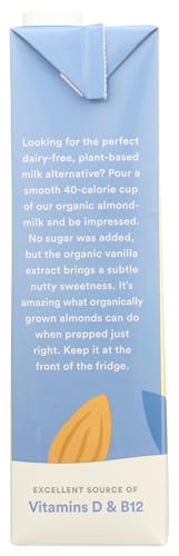 Image of 365 by Whole Foods Market, Organic Unsweetened Vanilla Almond Milk, 32 Fl Oz