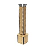 FixtureDisplays 4-Sided Wood Floor Display Storage Holds 72-Pair Sunglass Readingglass 15