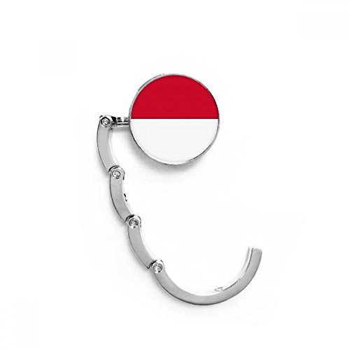 Porte sac pliable table motif drapeau Indonésie bureau cintre pratique