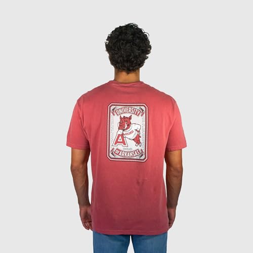 Arkansas Razorback Leaner Brew Tee, Officially Licensed NCAA, 100% Cotton, Men's and Women's SM-2XL4