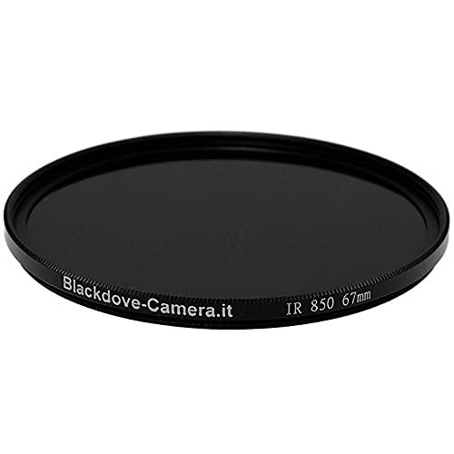 Filtro infrarosso 850nm 67mm Blackdove-cameras- Infrared filter 850 nm cut. IR