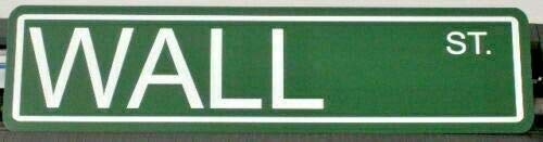 Lotusworld WALL ST STREET SIGN STOCKS BONDS STOCK BROKER BROKERAGE MONEY MANHATTAN NEW YORK Metal Street Sign 4x16 inches