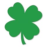 Magnet America Green Four Leaf Clover Magnet is 5.5