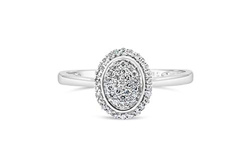 G&S Diamonds oro 375 oro amarillo 9 quilates (375) blanco/wesselton/h Diamond