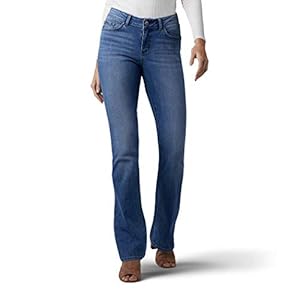 Lee-Womens-Modern-Series-Curvy-Fit-Bootcut-Jean-with-Hidden-Pocket Lee Women's Modern Series Curvy Fit Bootcut Jean with Hidden Pocket, Majestic, 12