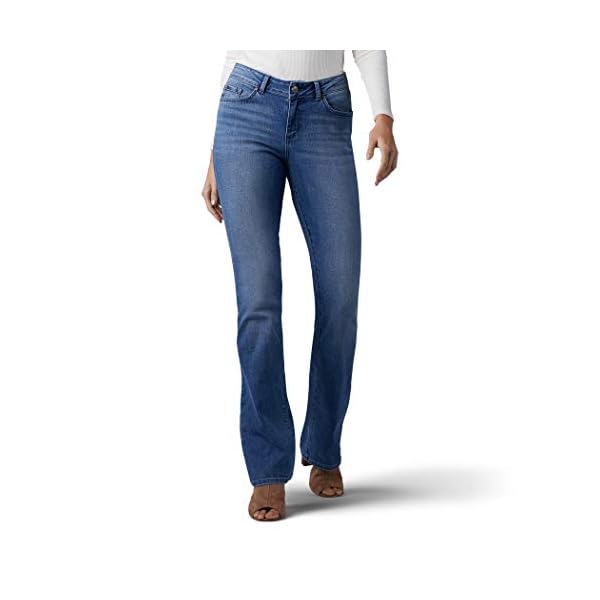 Lee-Womens-Modern-Series-Curvy-Fit-Bootcut-Jean-with-Hidden-Pocket Lee Women's Modern Series Curvy Fit Bootcut Jean with Hidden Pocket, Majestic, 12
