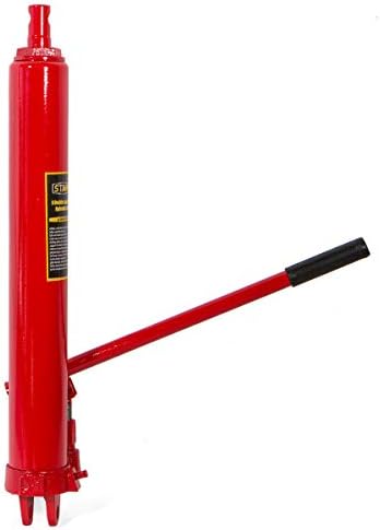 Motor Vehicle Mechanic Handle Tool Long Manual Hydraulic Ram Jack Pump Lift Hoist Cherry Picker 8 Ton Heavy Duty Steel Engine Car Auto Automotive Tools Home Garage Shop