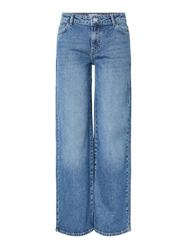 Jeans Wide Leg PIECES Pcselma Idéal pour vos Sorties Urbaines et Week-ends Chic