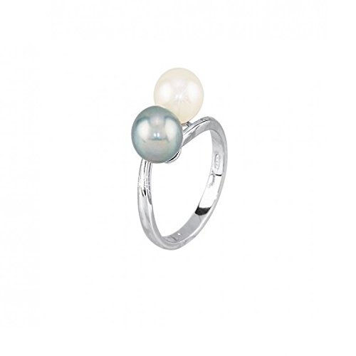 Mabina: anello donna in argento 925 con perle