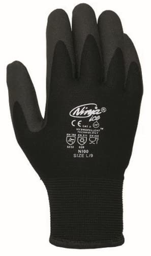 GUANTE TERMICO L09 SIN COSTUR. NINJA PVC-VOLRIZO NE JUBA - 6 UDS