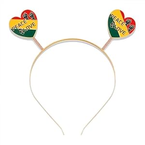 PHALIN African Headbands for Women Black History Juneteenth Headband Ethnic African Women Flag Independence Day Accessory