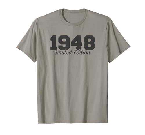 76 Birthday Decorations Men Best of 1948 BDay 76th Birthday Camiseta
