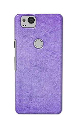 Image of Plain Purple Hard Back Case Cover for Google Pixel 2 Back Cover -(J5) VNS2226