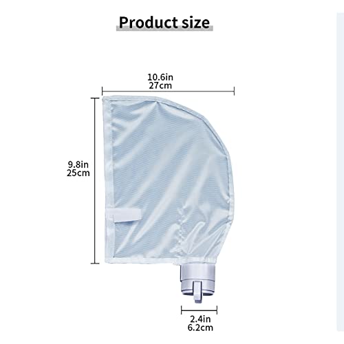 Pool Cleaner Bags Compatible with Polaris 360/380 Pool Vacuum Cleaner or Filter Parts (Hook & Loop)