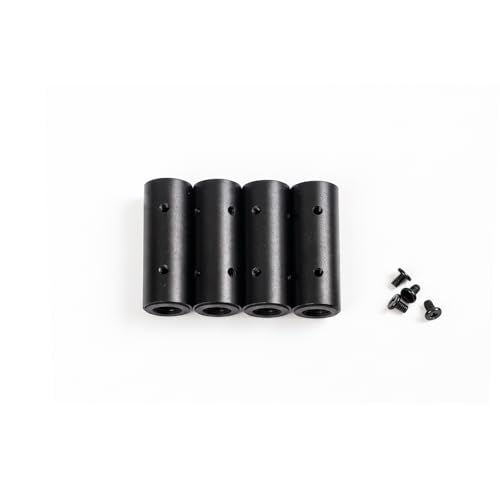 Soportes de aluminio para gabinete SSUPD Meshroom S, altura ajustable (23 mm y 45 mm), juego de 4 unidades, compatibles con tarjetas gráficas de hasta 343 mm