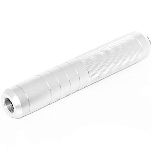 Airsoft 5.75" Pouces 146mm Noise Damping Bowl Suppressor Silencer Barrel Extension Amortissement du Bruit Bol Silencieux suppresseur Barrel Extension Silver Argent Cover