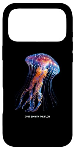 Awesome Cute UnderWater Fish Sea Just Go With Flow JellyFish �X�}�z�P�[�X iPhone 17 Pro Max �p