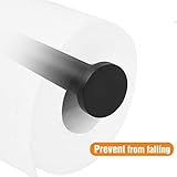 HITSLAM Toilet Roll Holder Self Adhesive Matte Black 304 Stainless Steel Stick on Toilet Paper Holder for Bathroom - Image 4