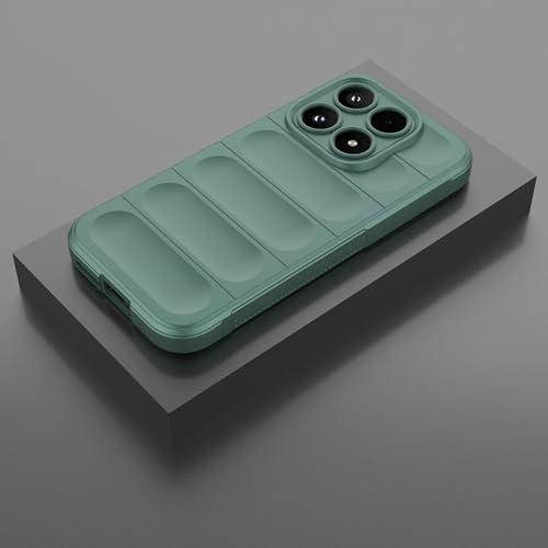 Image of for Xiaomi 17 Case Anti-Drop Soft TPU Rugged Phone Back Cover - Green