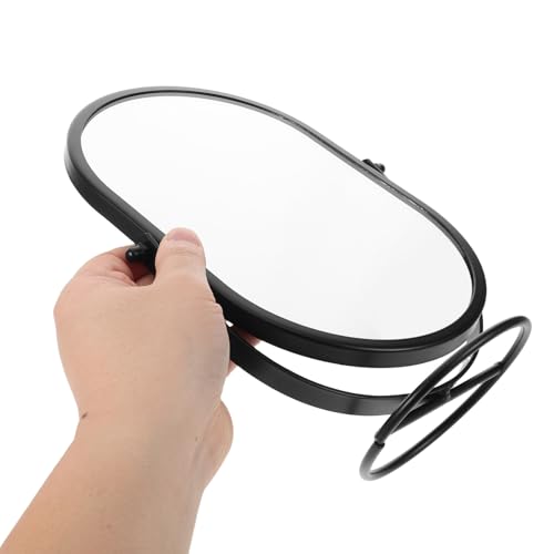 Miroir de Maquillage Rotatif 360 Ovale Design Vintage Compact