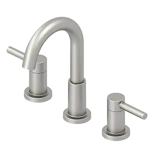 JACUZZI Duncan Brushed Nickel PVD 2Handle Widespread WaterSense