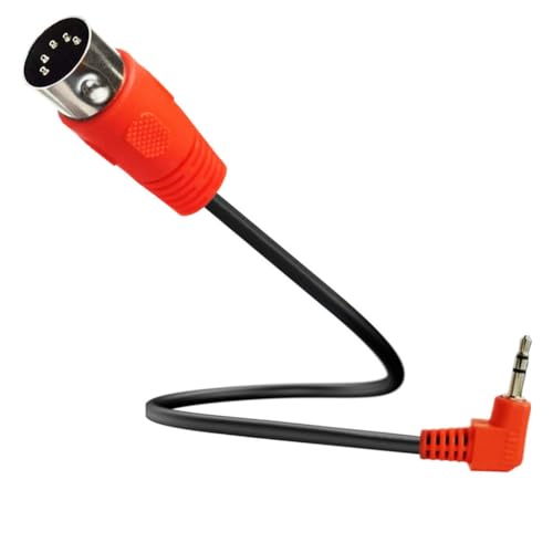 Cable adaptador Jack 3.5mm a DIN 5PIN 1.5m ángulo 90° miniatura 7