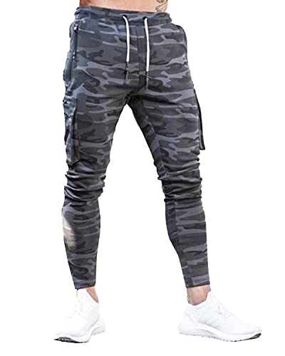 メンズ スウェットパンツ トレーニングウェア ジョガーパンツ カーゴパンツ パンツ ズボン ボトムス トレーニング スポーツ アクティブ アクティブパンツ ストレッチ 大きいサイズ 春 春夏 夏服 夏 ジム ルームウェア 部屋着 ワークアウト カジュアル かっこいい おしゃれ ゆったり 大きめ 大きい ロングパンツ 速乾 ランニング フィットネス ヨガ スリム 無地 スキニー カモグレー 2XL