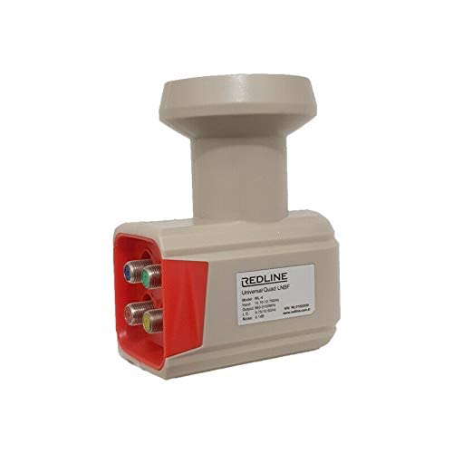 LNB Quad High Gain 70 DB - Fact. Bruit 0,1DB Full HD 4K TNTSAT Astra ET FRANSAT
