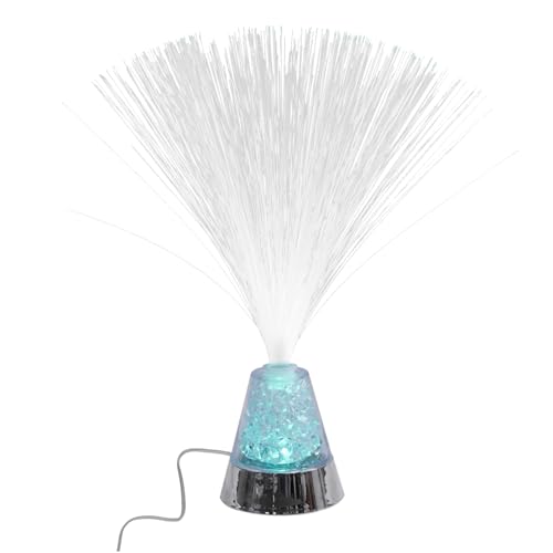 TEHAUX Colorful Optical Fiber Lamp Chic Night Light for Desktop Decor Romantic Lighting for Living Room Bedroom Office and More Battery Operated with Exquisite Craftsmanship