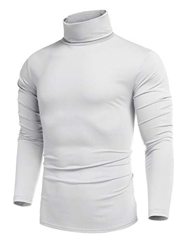 Haut à col roulé blanc parfait pour les journées de travail en hiver