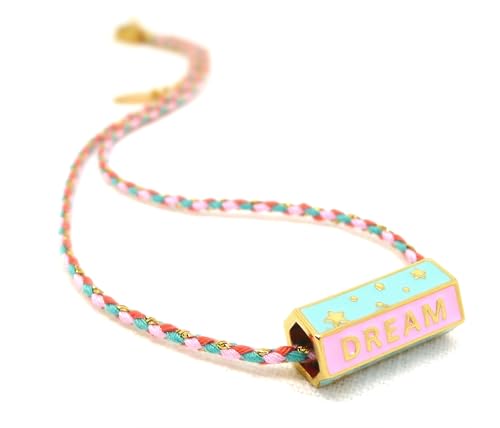 Collier amulette Dream en cordon tressé fait main en France