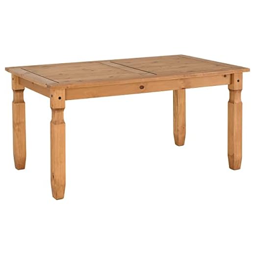 Seconique Corona 5' Dining Table in Distressed Waxed Pine
