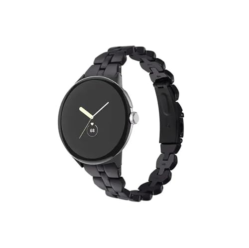 [ANGIRSFPO] Xgbv Google sNZv 2 voh Waterpoof uXbg Google sNZvRAJtȃoh Accessorie ɓK(Black,For Google Pixel Watc