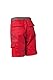 Planam 2376052 Highline Shorts, Rot/Schiefer/Schwarz, Größe L