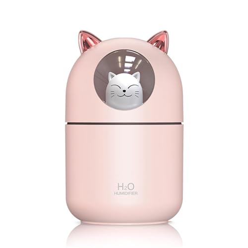 Humidificador Pequeño - 13,8x8,6x8,6 Cm ABS Duradero, Alimentado Por USB, Tanque De Agua De 300 Ml | Humectante De Aire Portátil De Escritorio Para El Hogar, Oficina, Coche, Dormitorio, Sala Humidificador Pequeño - 13,8x8,6x8,6 Cm ABS Duradero, Alimentado Por USB, Tanque De Agua De 300 Ml | Humectante De Aire Portátil De Escritorio Para El Hogar, Oficina, Coche, Dormitorio, Sala