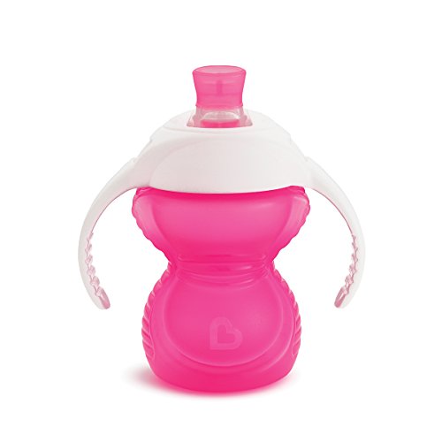 Munchkin Click Lock Tasse Anti-mastication, 296 ml, Lot de 1, Rose Cover