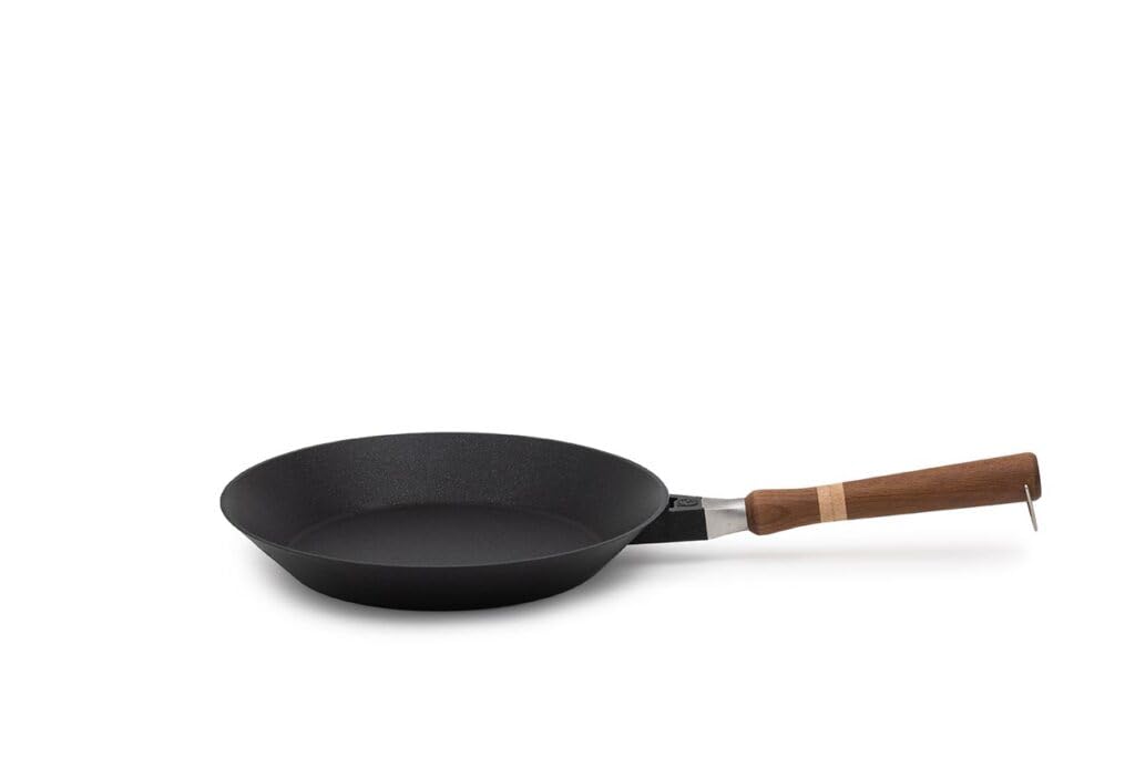 Luchetti K575 lionese 32 cm antiaderente professionale - Con manico removibile - Utilizzabile anche in forno (Per Induzione)