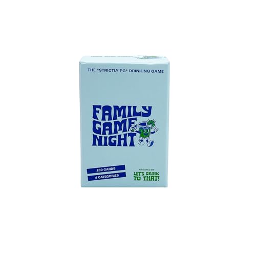 Island Dogs Let's Drink to That - Family Game Night - The Strictly PG Drinking Card Game - 100 Cards - Great for a Family Reunion - Fun Alternative to Board Games