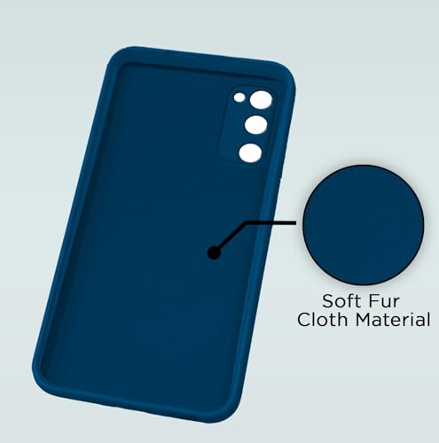 Image of Pikkme Samsung Galaxy S20 FE / S20 FE 5G Back Cover Soft Matte Liquid Silicone TPU | Camera Protection | Shockproof Slim Back Case for Samsung Galaxy S20 FE / S20 FE 5G (Blue)
