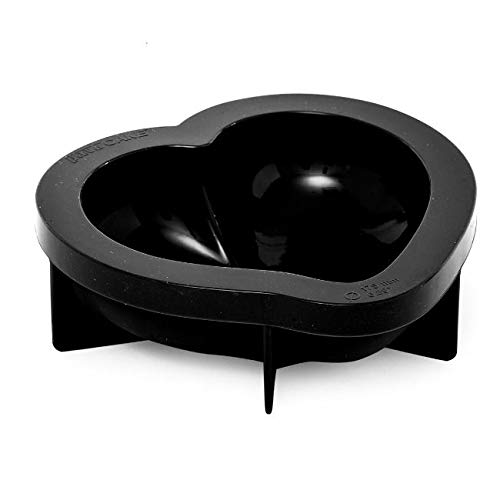 Pavocake Silicone Baking Mold Freezing Mold by Pavoni – 5.91" x 5.51" x 1.93" High, 600 milliliters, Silicone, Black, Model KE017