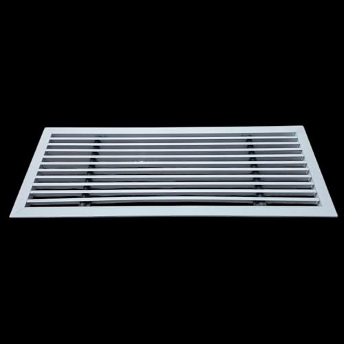 Image of Premium Central air Conditioning Grille- Linear Bar Grilles - Aluminium Powder Coated Grill, Ventilation Grill, Home Grill, ac Jali, Grill for Wall, Sidewall and Ceiling (16 inch * 6 inch)