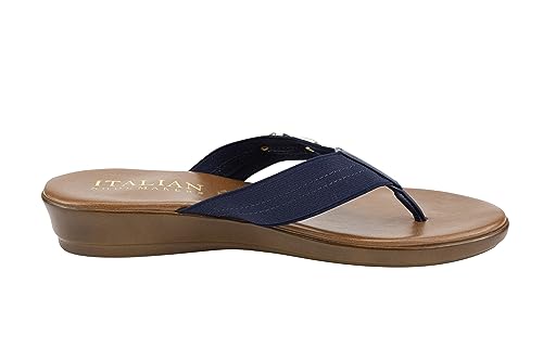 Image of ITALIAN Shoemakers Vale Low Wedge Thong Comfort Sandal for Women