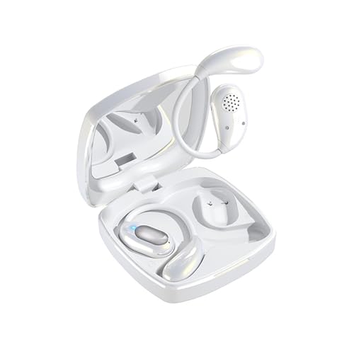 Riwbox Noise Cancelling Open Ear Wireless Earbuds, Strong and Smart Noise Cancelling, Open Wireless Earbuds with Translation, 60H Standby time, Bluetooth V5.4, Suitable for Business/Travel/Studies
