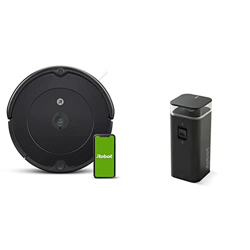 irobot Aspirateur Robot connecté Roomba 692 - Système de Nettoyage en 3 étapes - Suggestions personnalisées & Accessoire Roomba - 1 Mur Virtuel Double Fonction