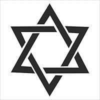 Die Cut - Star of David Decal Car Laptop Window Vinyl Sticker