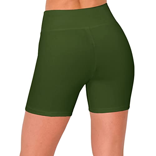 Short cyclisme taille haute ALWAYS extensible ventre plat olive S